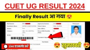 CUET UG Result 2024