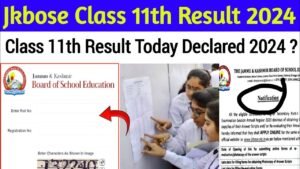 JKBOSE Board 11th Result 2024